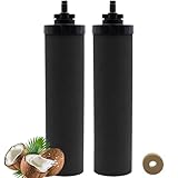 Water Filters Replacement for Berkey, 2 Pack Black Purification Elements for BB9-2 Gravity Filtration System