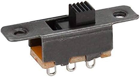 DIYhz Slide Switch Panel Mount 3 Solder Lug Pin ON/Off 2 Position 50Pcs