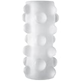 Doc Johnson OptiMALE - ULTRASKYN - Reversible Stroker with Storage Case - Rollerball - Frost