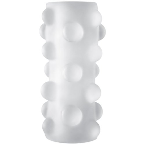 Doc Johnson OptiMALE - ULTRASKYN - Reversible Stroker with Storage Case - Rollerball - Frost