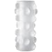 Doc Johnson OptiMALE - ULTRASKYN - Reversible Stroker with Storage Case - Rollerball - Frost