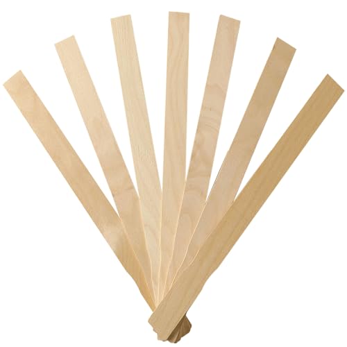 25 Pack Paint Stir Sticks HOOMBOOM 12 Inch Wooden Paint Crafts Sticks for Paint Mixing Paint Stirrers Chemical Stirring Garden and Library Markers