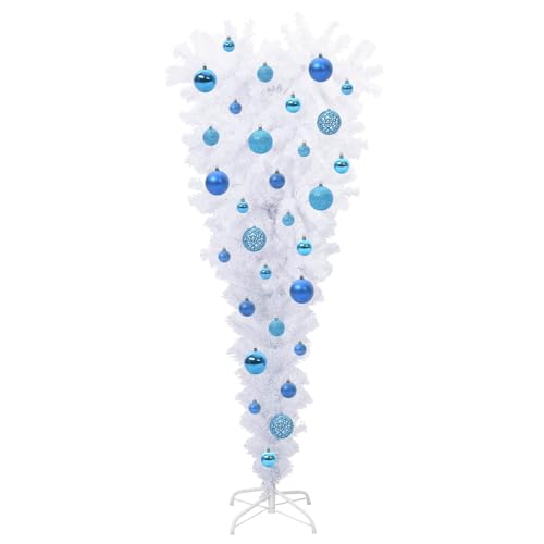 Árbol de Navidad blanco con 150 luces LED USB y 8 modos de iluminación para tu hogar 5