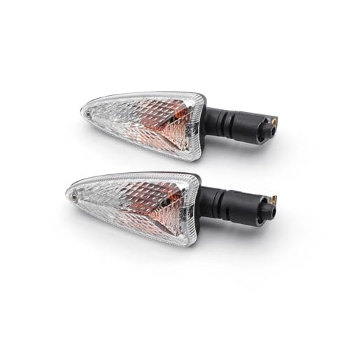 DUEYUU Blinker Für S1000RR 2010 2014 Für Aprilia SL 750 GT Für Shiver 2009 2012 Motorrad Hinten Blinker für Signal Licht anzeige Zubehör(White no wire)