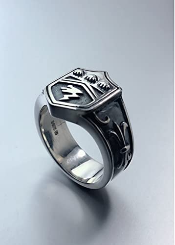 Augude Hitman Reborn Katekyo Silver â€‹Vongola Cosplay Ring Anime Katekyo Reborn Rings Cosplay Accessories