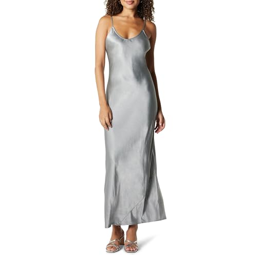 The Drop Women’s Lana Maxi Slip Dress, Ultimate Grey, L