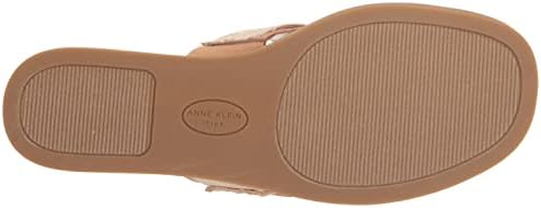 Anne Klein Women's BRIDA Slide Sandal, Raffia, 8.5 | Image 3