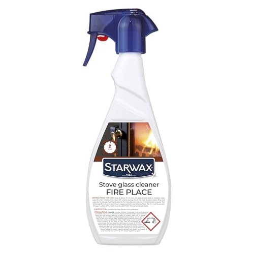 STARWAX - Express Cleaner - For Glass Inset Stoves and Fireplace Inserts - Cleans, Quickly Dissolves Soot and Tar - Rapid Action - No Caustic Soda - 500ml