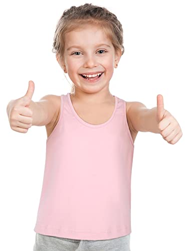 Bencailor 3 Pcs Girls Dance Tank Top Racerback Crop Tank Top Sleeveless Girls Tops Vests for Children2