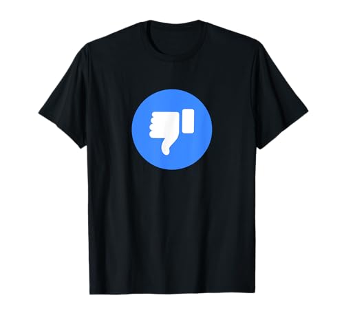 Thumbs Down Dislike Like Face Book Icon T-Shirt