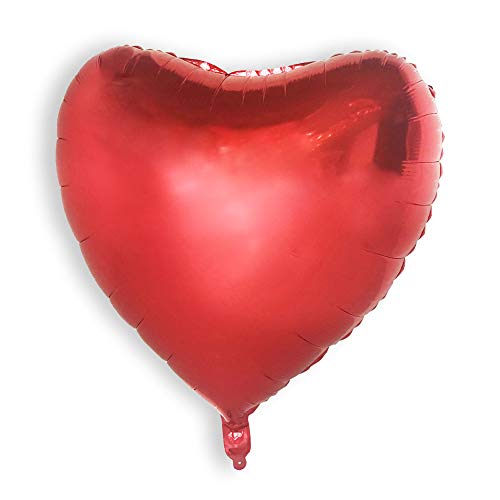 32Inch Red Heart Balloons Two Pack Thepartyballoon Shiny Foil Wedding Decoration Party #TOP5