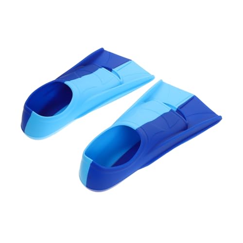 JOINPAYA Aletas Cortas de para Unisex Diseño y Duradero para Entrenamiento de Natación Piscina la Propulsión y XS Colores Azul Degradado