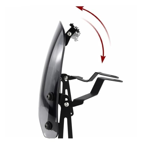 Déflecteur vent réglable avec support de navigation moto DAX 125 - 5