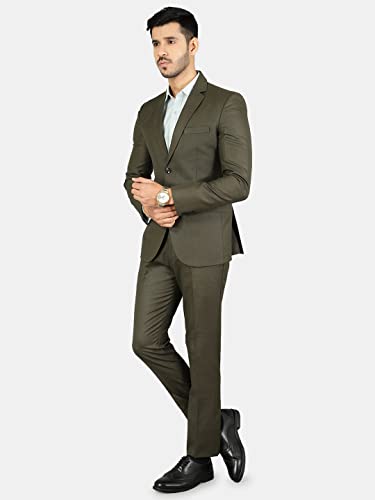 Image of WINTAGE Men's Polyester Cotton Two Piece Suit