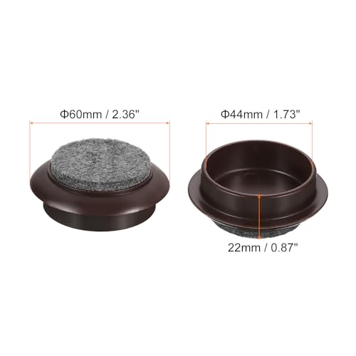 Almohadillas antideslizantes de 44 mm para evitar rayas en suelos de madera 3