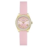 GUESS Reloj de pulsera para mujer Mini Luna GW1000L2 de silicona