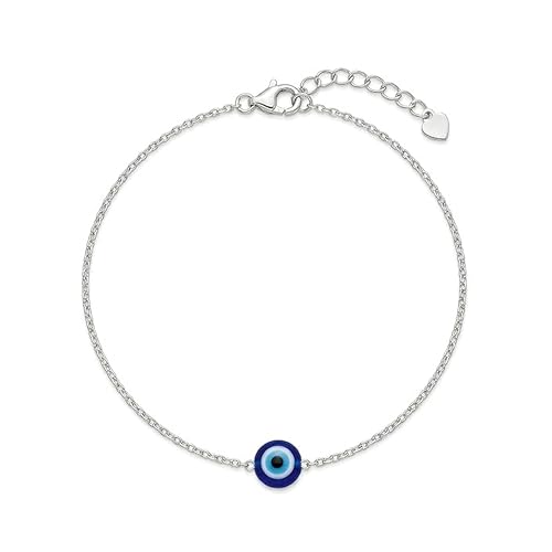 Dellamore 925 Sterling Silver Evil Eye Bracelet for Women & Girls...