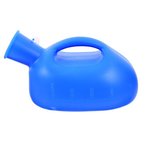 Urinario portátil para hombres de 2000 ml con tapa anti derrames HOMSFOU