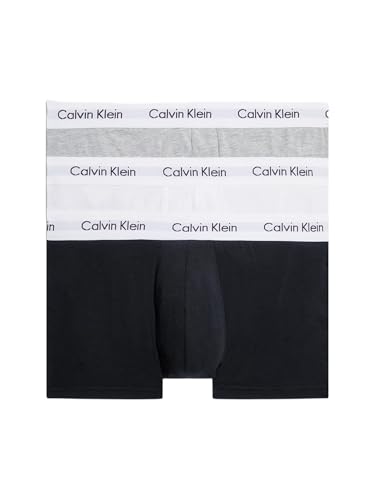 Image of Calvin Klein Cotton Stretch 3 Pack Low Rise Trunks