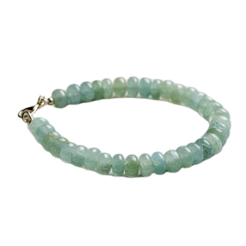Bracelet calcédoine aigue-marine naturelle : finis les bijoux fragiles
