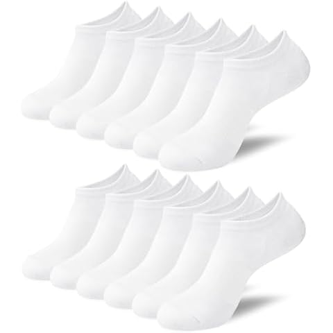 Niofind Bamboo No Show Trainer Socks Cover
