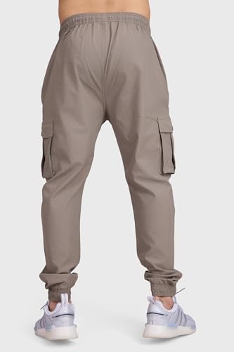 Image of FUAARK Script Regular Fit Sports and Gym Mens Cargo Joggers