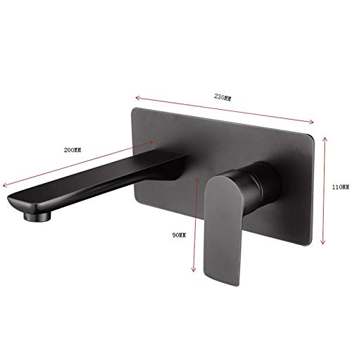 Mitigeur de lavabo cascade en laiton avec commande de température précise