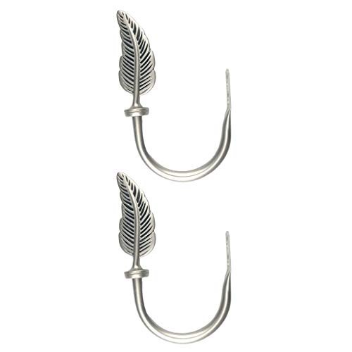 VANKOA - 1 par de Soportes para Cortinas en Forma de U para Cortinas - Gancho para alzapaños de Cortinas, Sujetadores de Cortina/Soporte de Cortina/Cortinas Cover