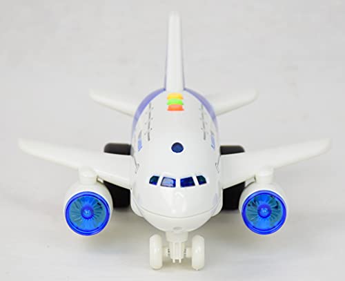 Avião De Viagem Brinquedo Realista Com Som E Luzes Bbr Toys