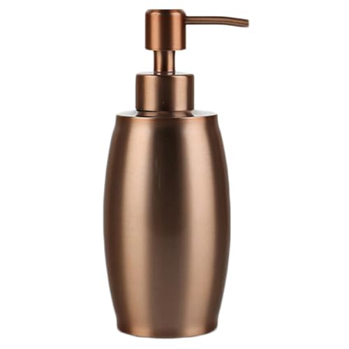 COLLBATH Dispensador de Loción Acero Inoxidable 350 Ml Oro Rosa Bomba Recargable para Baño y Cocina Botella Dosificadora Resistente a Corrosión y Uso Doméstico