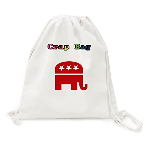 Rucksack Canvas l'éléphant rouge emblème américain, finition coton supérieure