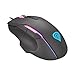 Genesis Xenon 220 G2 Gaming Maus kabelgebunden, leise Klicks, optischer Sensor bis 12800 DPI, RGB-Beleuchtung, 7 programmierbare Tasten, 1000 Hz, Makro-Funktion, Onboard-Speicher, PTFE-Gleiter, USB
