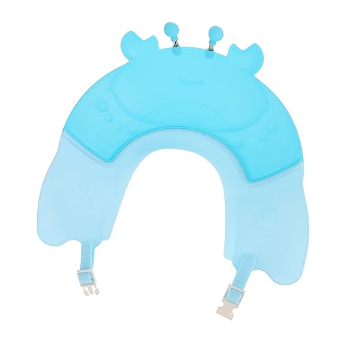 ANDRESLAD 幼児用シャンプーキャップ シリコン製 調節可能 カニ型デザイン 子供用バスハット 目や耳に水が入るのを防止 軽量 コンパクト収納