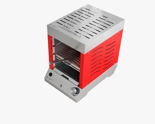 Churrasqueira a gás portátil Vertical Dinoxx Flame GN VERMELHA In...