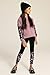 GRACE KARIN Girls Fashion Clothes Pink Sweatshirt Outfits for Teen Pullover Tracksuit Legging Sweatpants Clothing Size 7