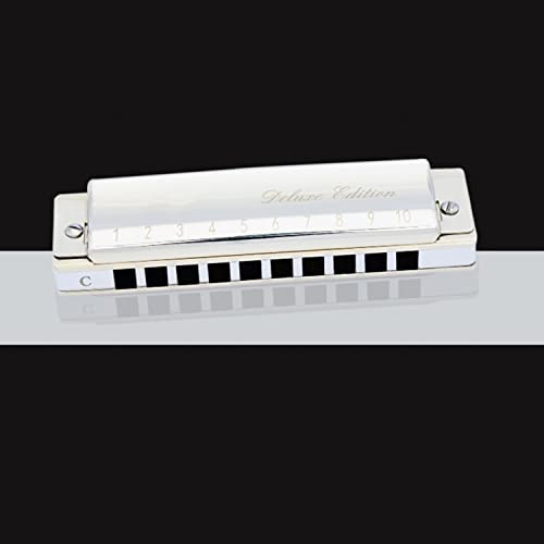 MEIeynt Harmonica Blues en C, 10 Trous Blues Harp Orgue à Bouche Harmonica Diatonique C Key avec Étui, Harmonicas pour… - Les Beatles, Paul McCartney, John Lennon, RIngo Starr, George Harrison MEIeynt Harmonica Blues en C, 10 Trous Blues Harp Orgue à Bouche Harmonica Diatonique C Key avec Étui, Harmonicas pour… – Image 4
