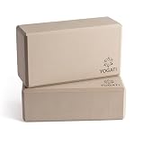 YOGATI® Schaumstoff Yoga Blöcke 2er set | 22 X 12 X 7.5 cm...