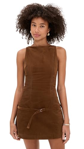 lioness steinway mini dress brown LIONESS Steinway Mini Dress Brown