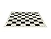 Roman Chess Set - Vinyl Chess Board Black/White- Size 17,3