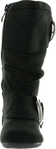 Link Girls Two Buckle Side Zipper Faux Suede Boots (Toddler/Little Kid/Big Kid)3