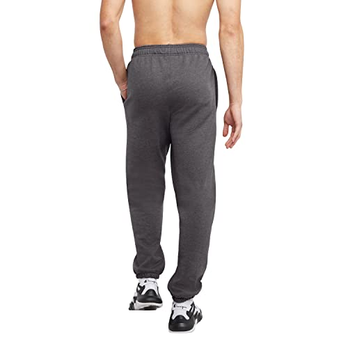 Champion, Powerblend Relaxed Bottom, Best Comfortable Sweatpants For -Men, Granite Heather-549314, Medium #TOP20
