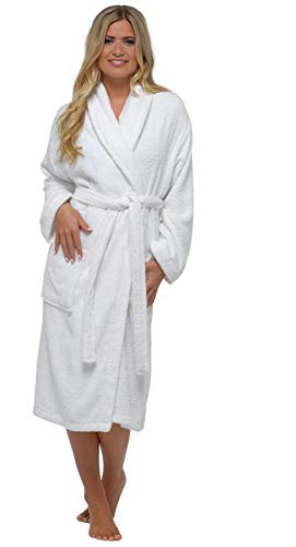 Robe de chambre blanche pour femme par Lady Olga
