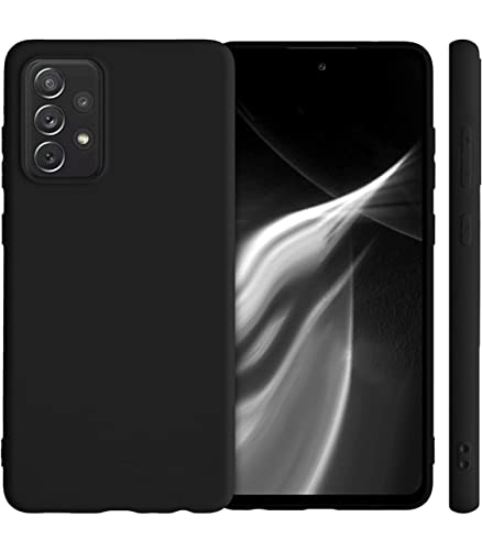 Image of Mobile Back Cover Case for Samsung Galaxy M32 5G (Silicone Case|CameraProtection|Black SC1510)