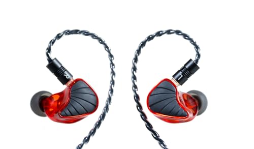 Apos ロックロブスター インイヤーモニター 10mm LCP ダイナミックドライバー IEM イヤホン HiFiイヤホン 有線イヤホン 0.78mm 2ピン 取り外し可能なケーブル付き オーディオマニア、ミュージシャン、ロックミュージック愛好家向け