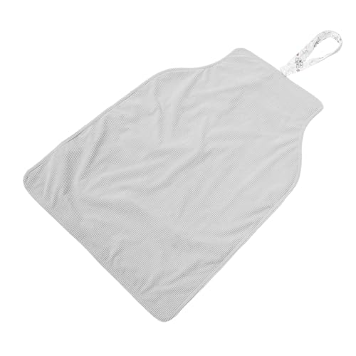 Vaguelly Cambiador De Bebé Plegable Impermeable Portátil Impermeable Para Viaje De Poliuretano Color Gris Claro