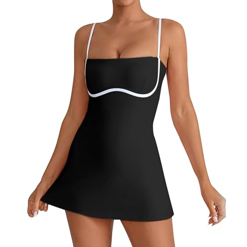 Robe de fête dos nu au design raffiné avec finitions contrastées et dos croisé