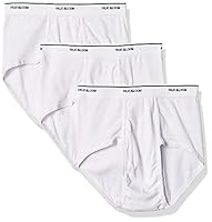 Fruit of the Loom Men's Brief 3 Pack, White, XX-Large(Pack of 3)