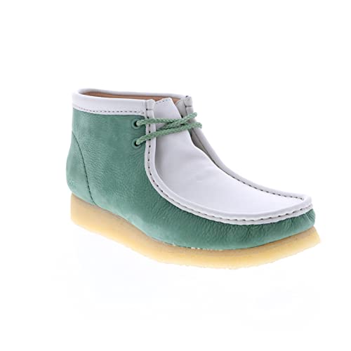 Clarks Mens Wallabee Boot VCY Green Chukkas Boots Boots 8.5