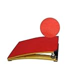 JINJIANNING Solid Hardwood Gymnastics Springboard with 2 Steel Springs, Heavy Duty Curved Vaulting Board, Non-Slip Felt, Pro Equipment for Gymnast Training