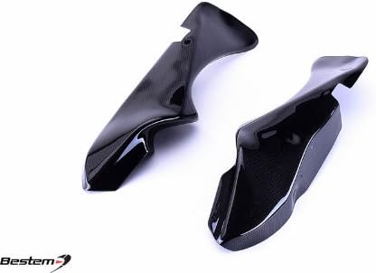 Bestem CBDU-996-RAC Black Carbon Fiber Air Duct Cover for Ducati